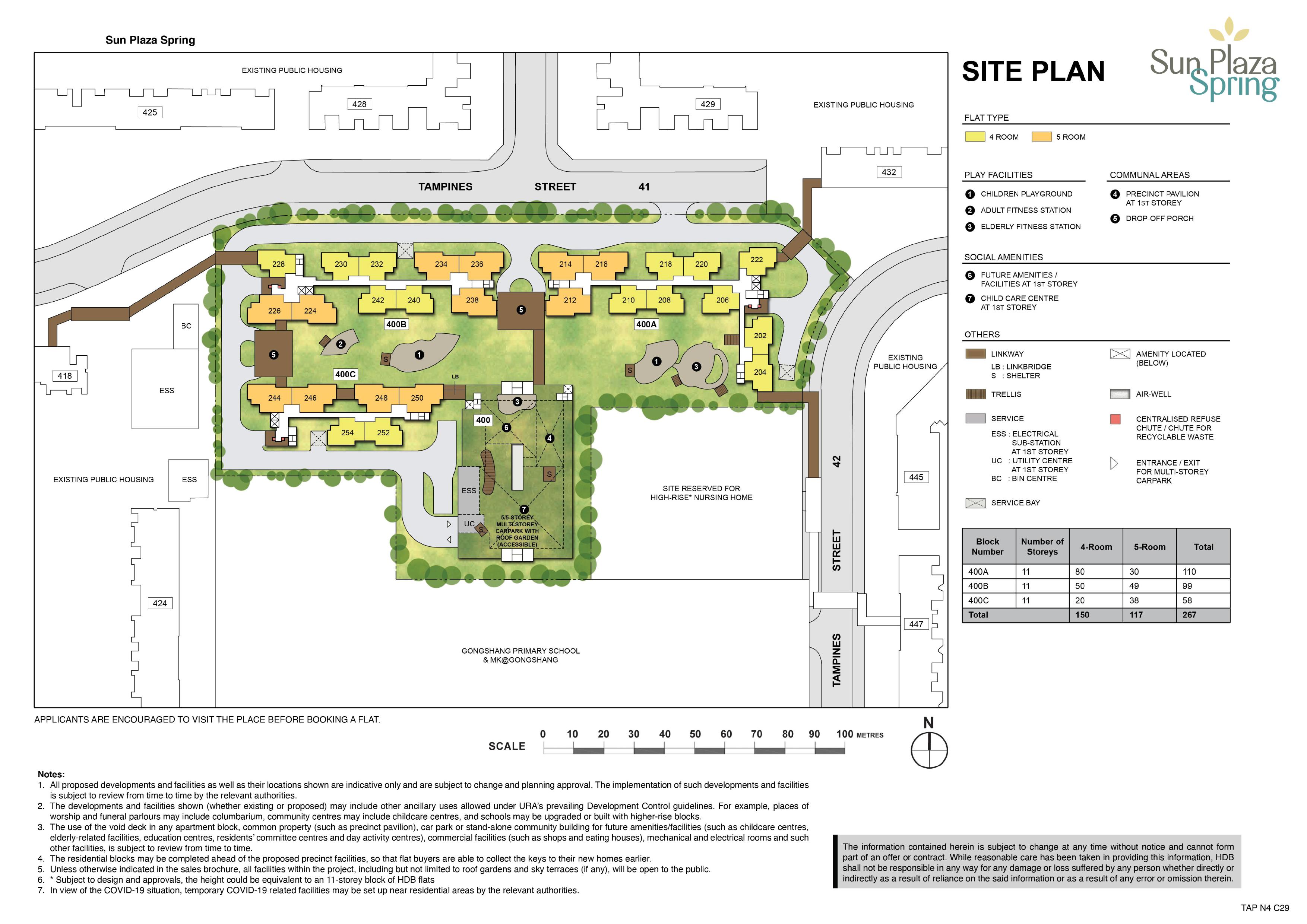 Sun Plaza Spring Site Plan