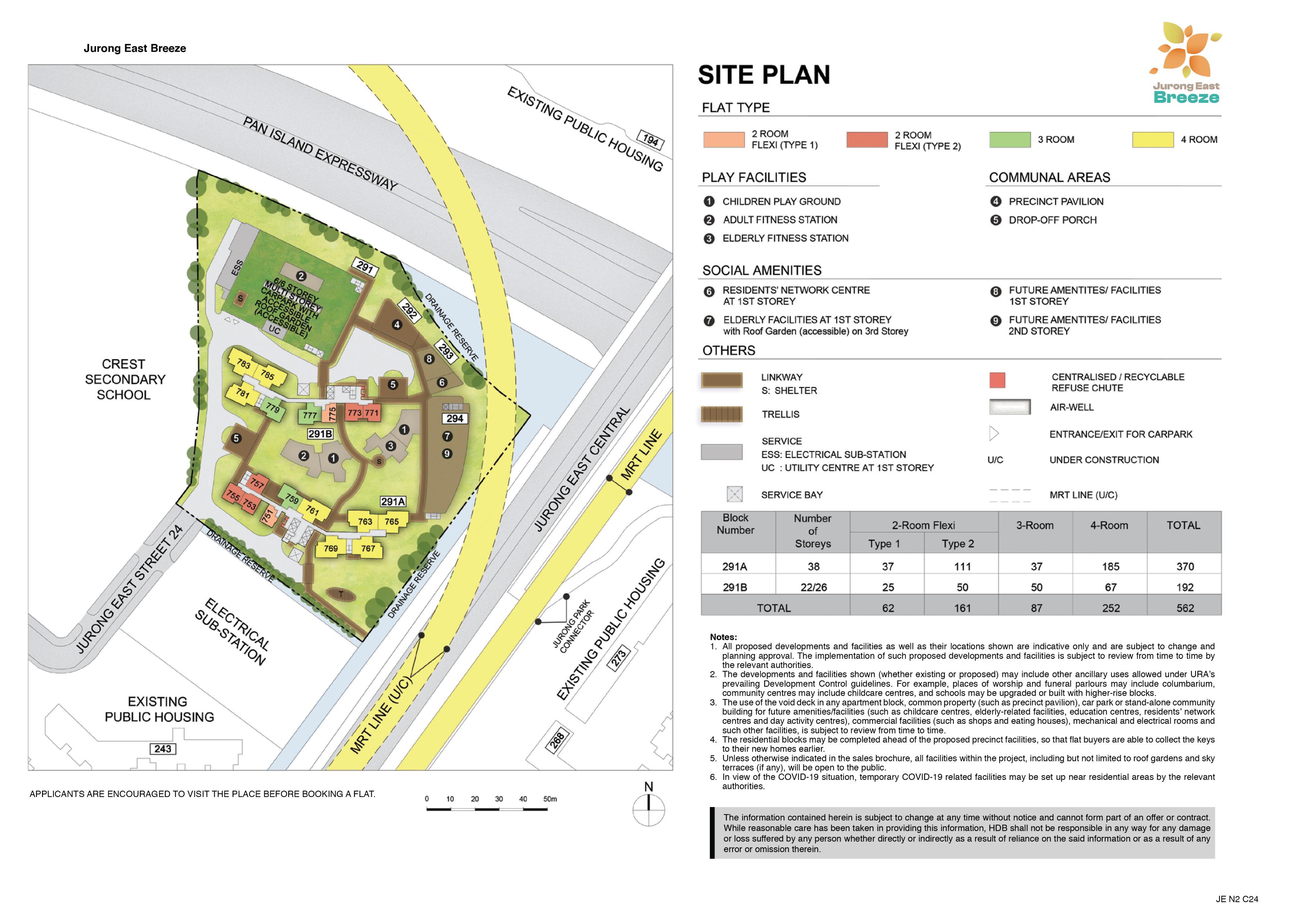 Jurong East Breeze Site Plan
