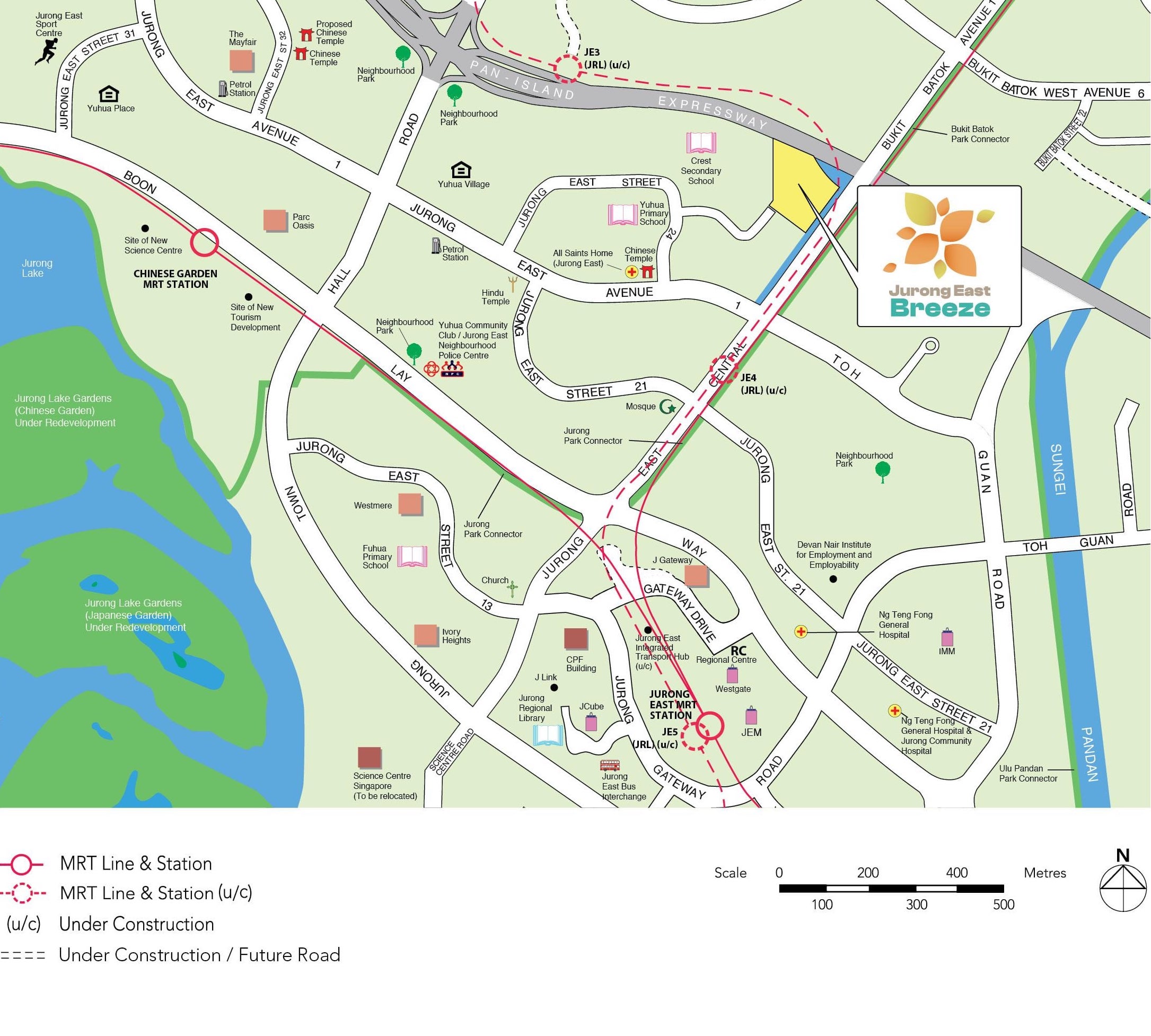 Jurong East Breeze Town Map