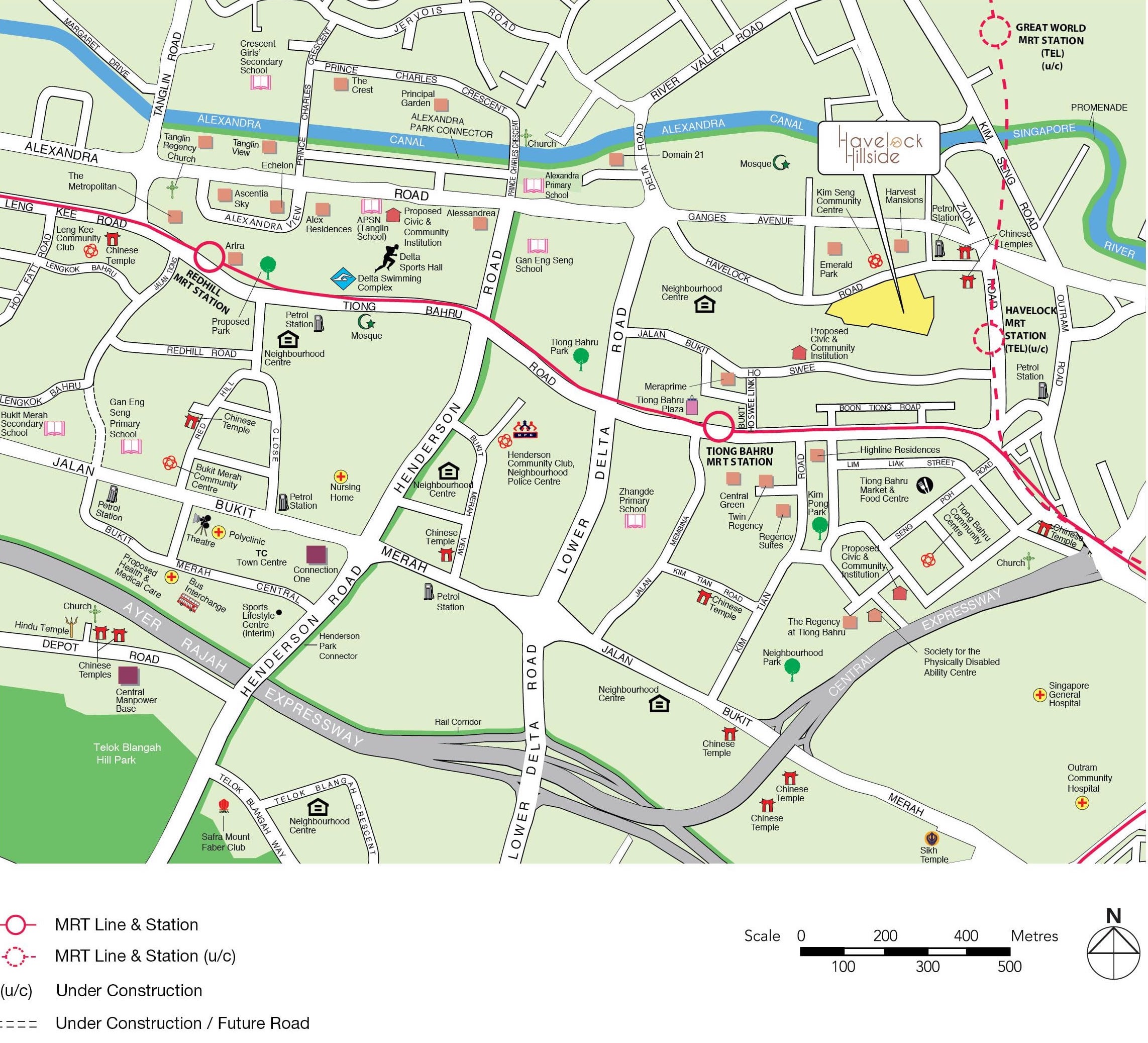 Havelock Hillside Town Map