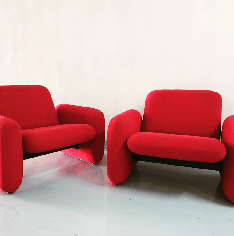 Ray Wilkes Chiclet Chairs