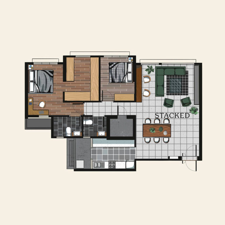 8 Different 5-Room HDB Layout Ideas To Make The Most Use Of Space