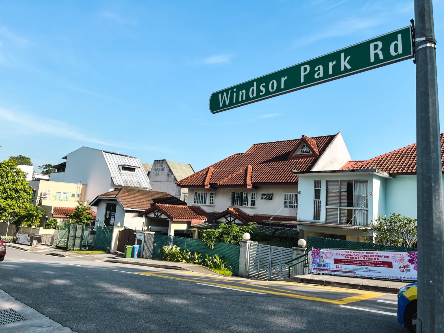windsor park estate sign