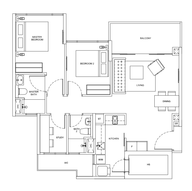 Riversails floor plan