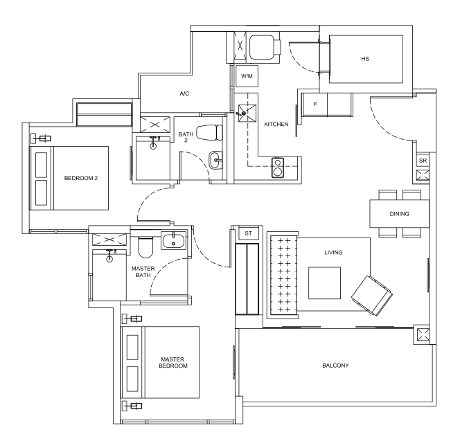 Boathouse Residences Floor Plan