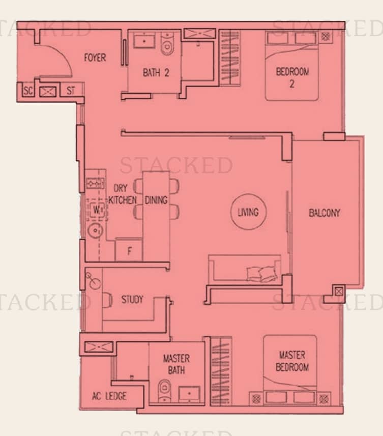 Boathouse Residences floor plan 3