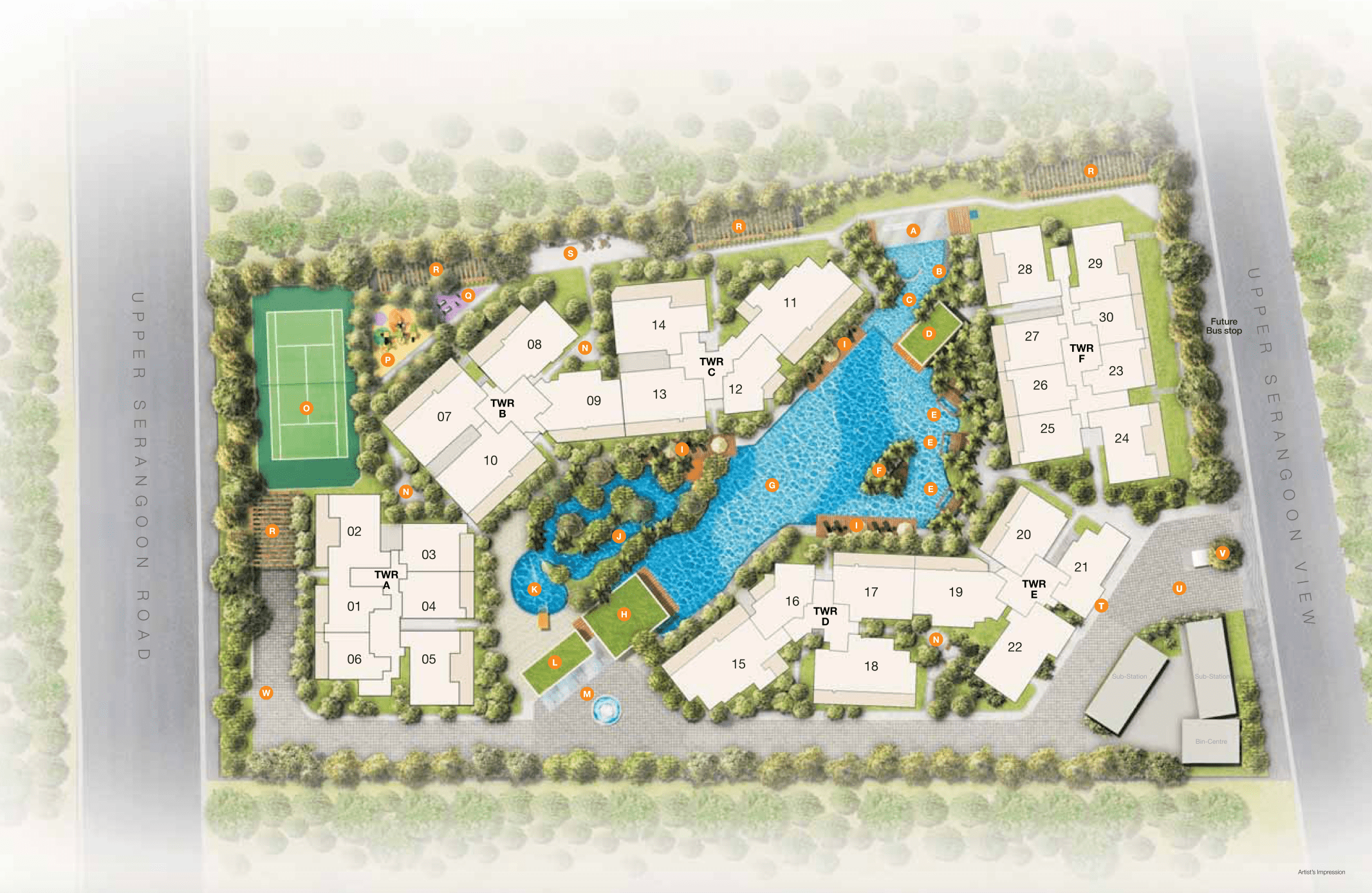 Boathouse Residences Site Plan