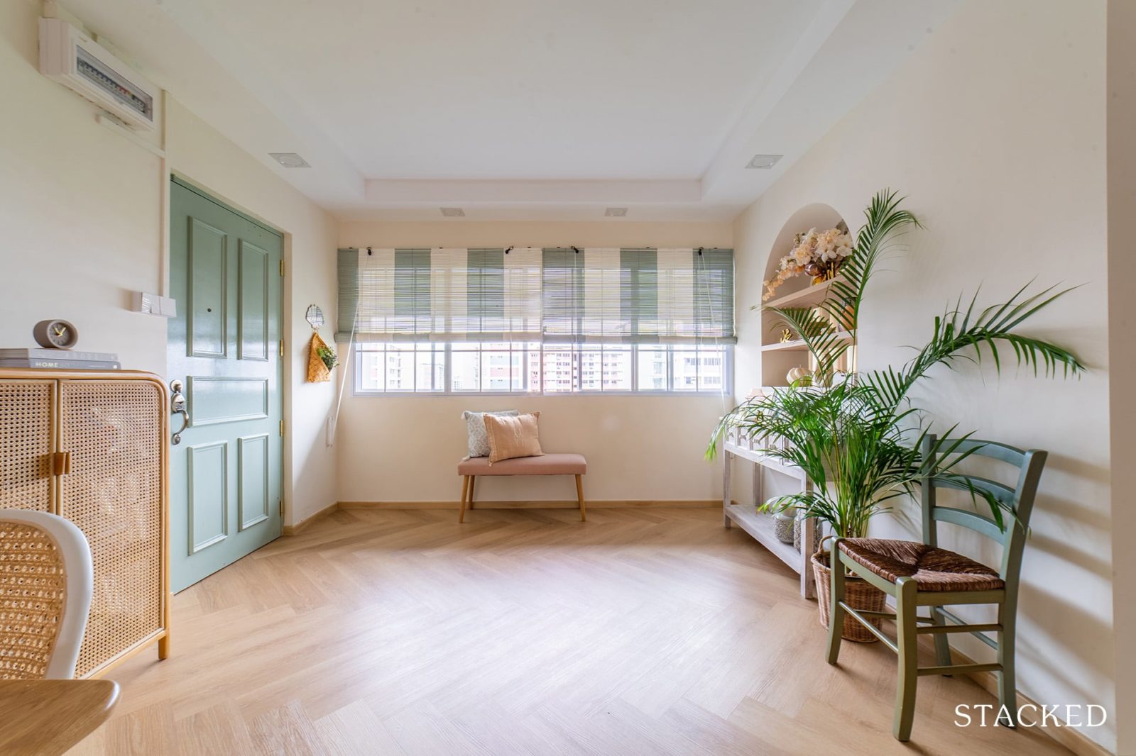 Tour A Incredible $60k HDB Transformation: How A Couple Self-Designed A Modern Coastal Retreat