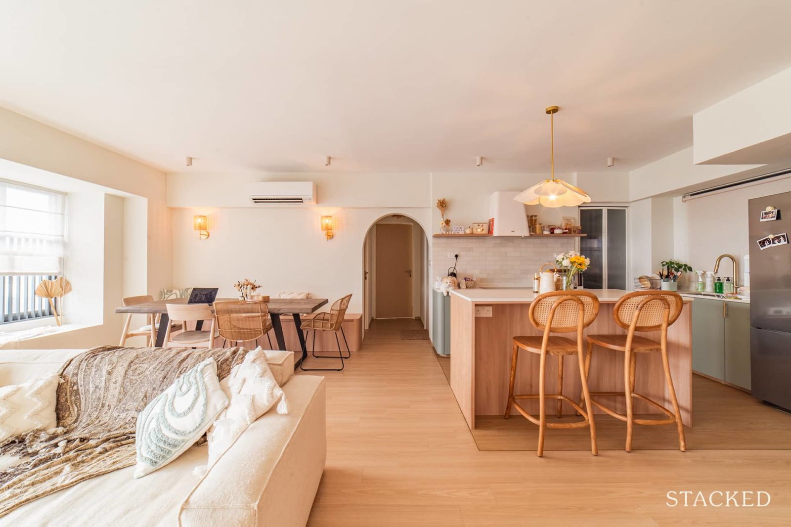 Tour A Pinnacle@Duxton Home Transformation: How A Couple With A $65k Reno Budget Created A Cosy Home