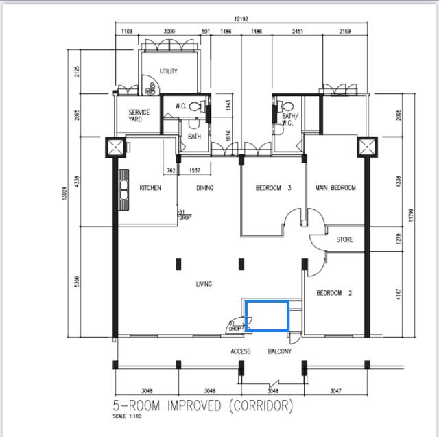 hdb floorplan 1