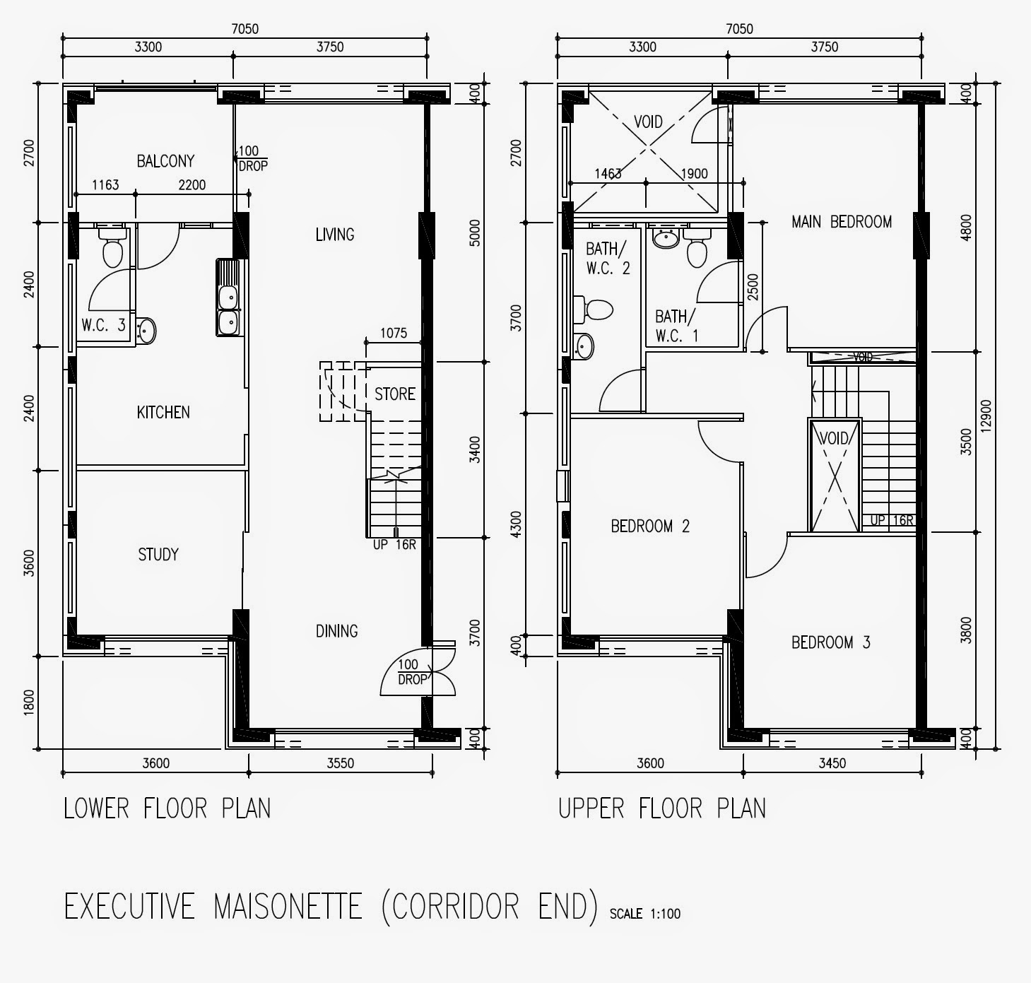 hdb maisonette floorplan 4