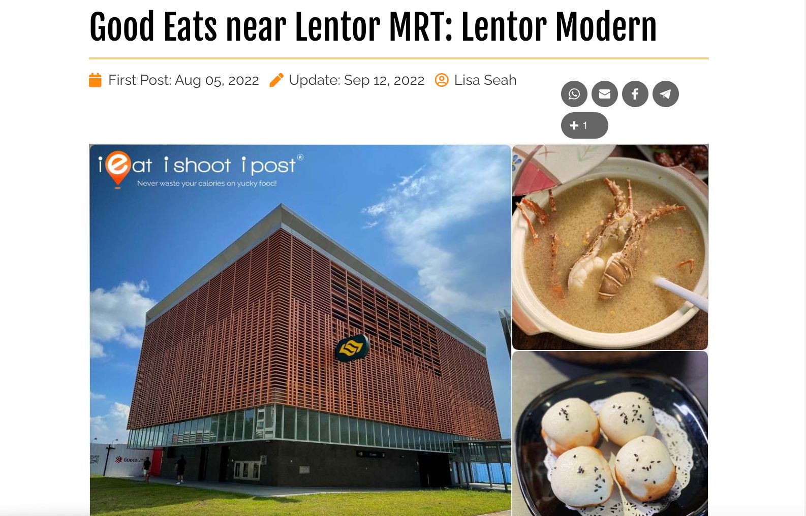 lentor food