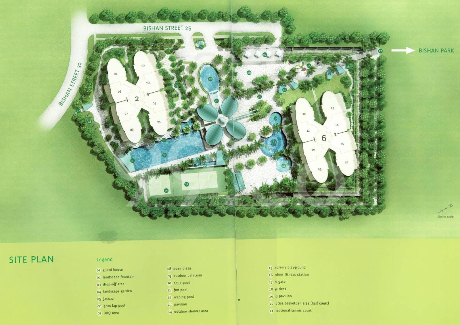 Clover by the Park site plan
