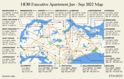 HDB Executive Apartment Jan Sep 2022 Map