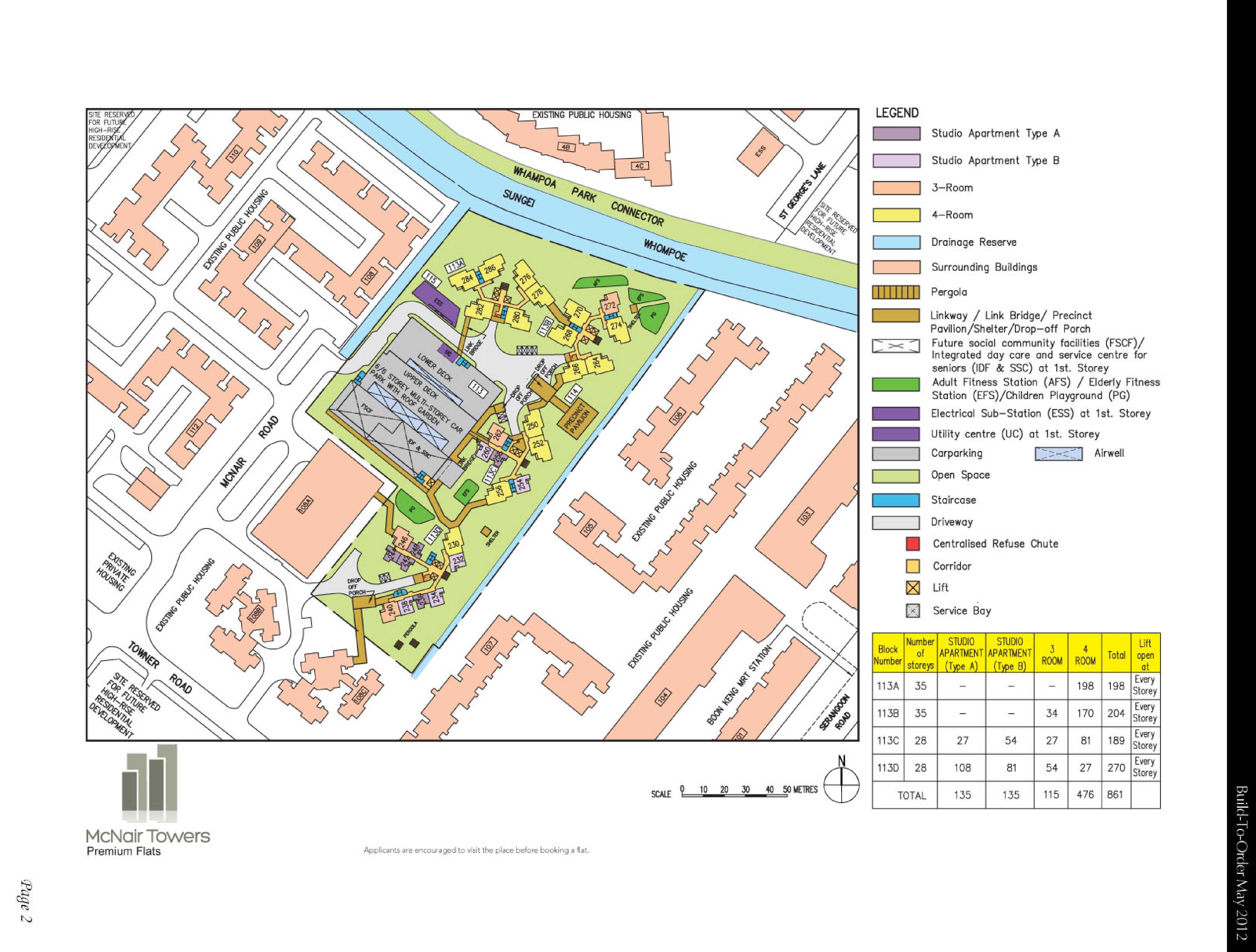 McNair Towers Site Plan