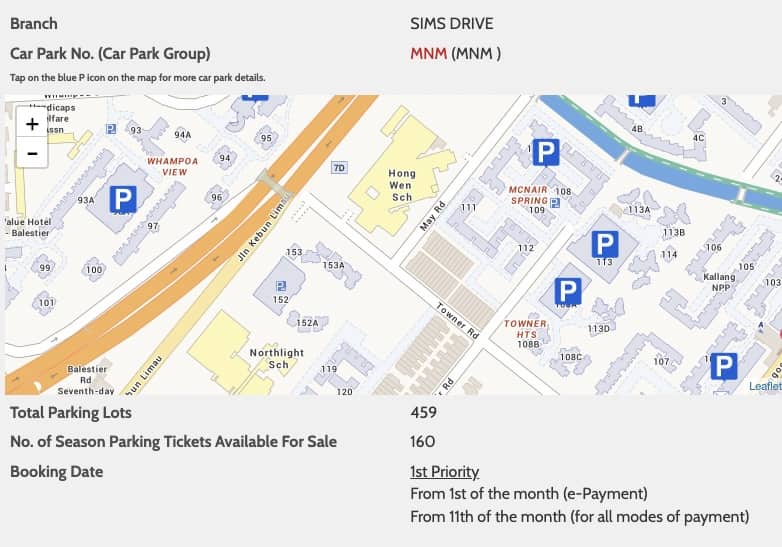 mcnair towers season parking