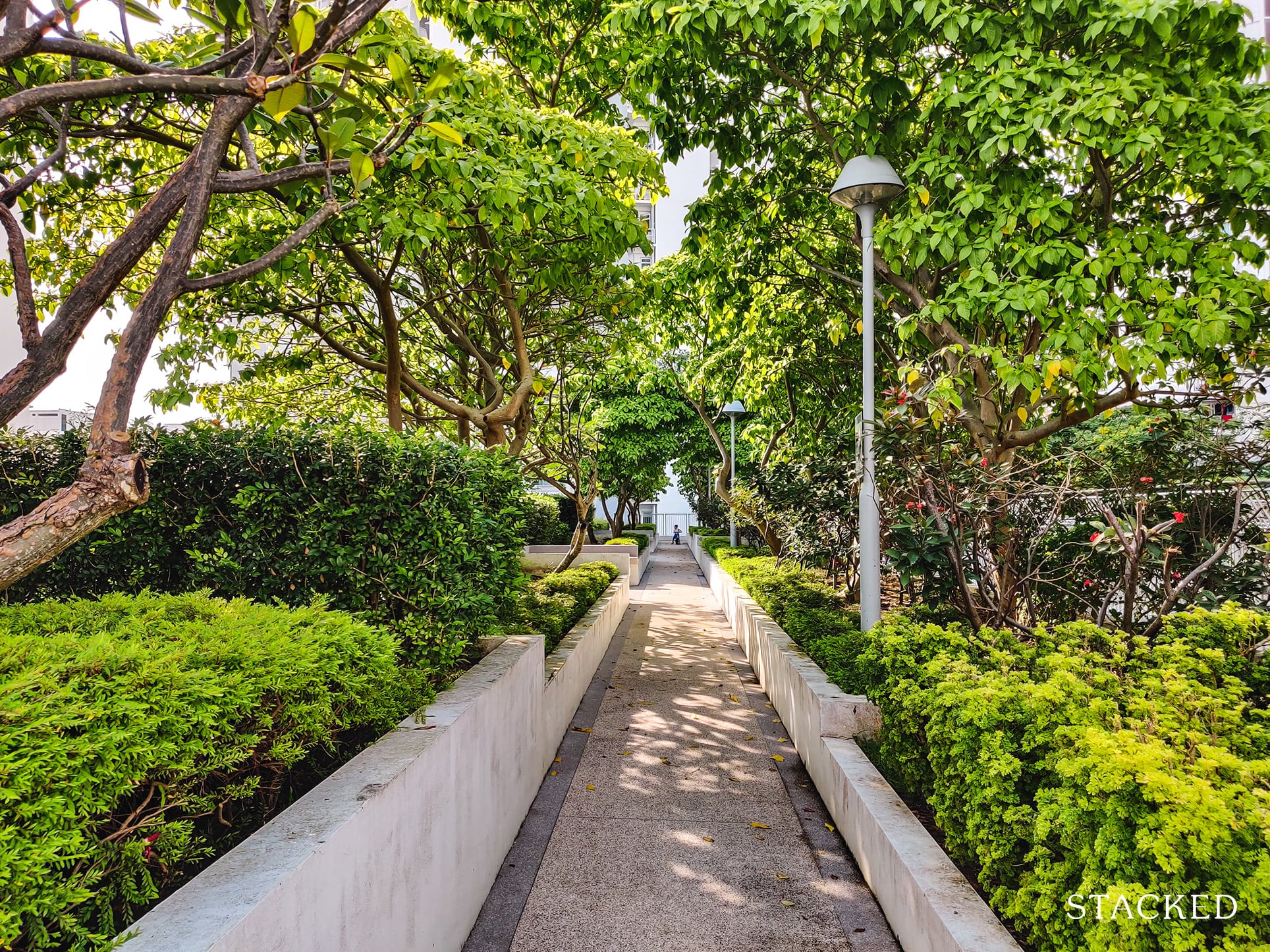 McNair Towers 38 garden pathway