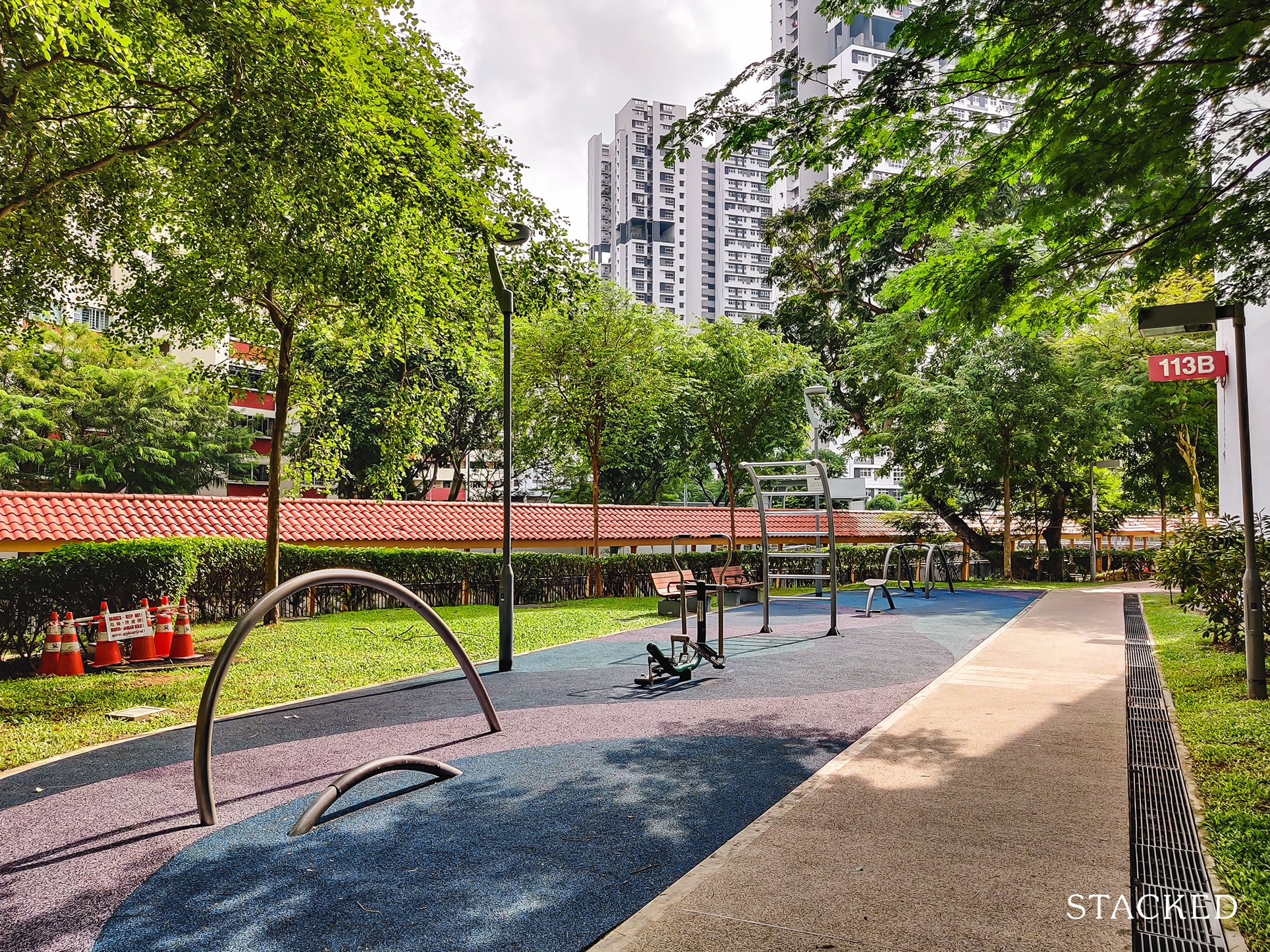 McNair Towers 97 fitness station