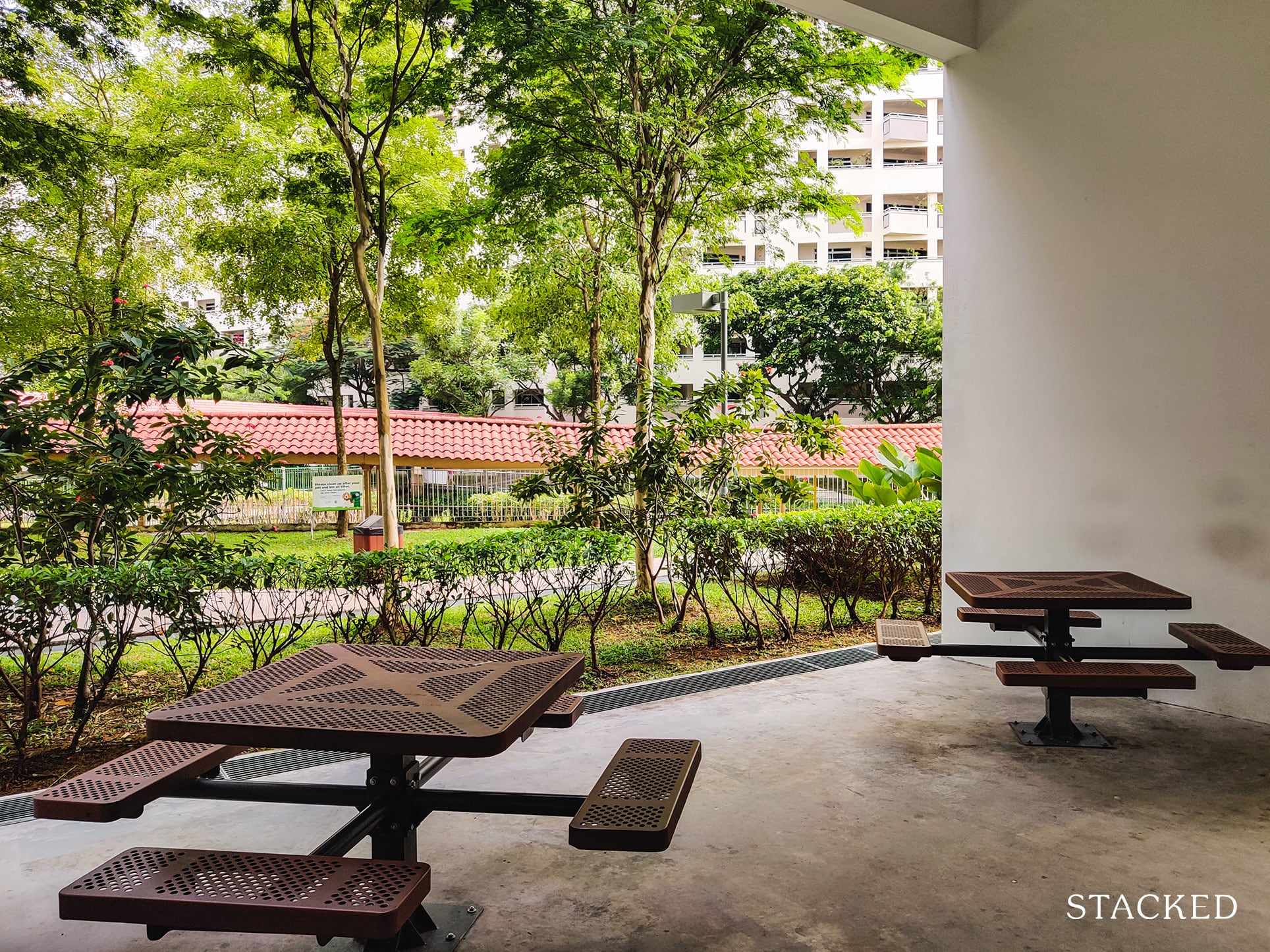 McNair Towers 74 void deck seating