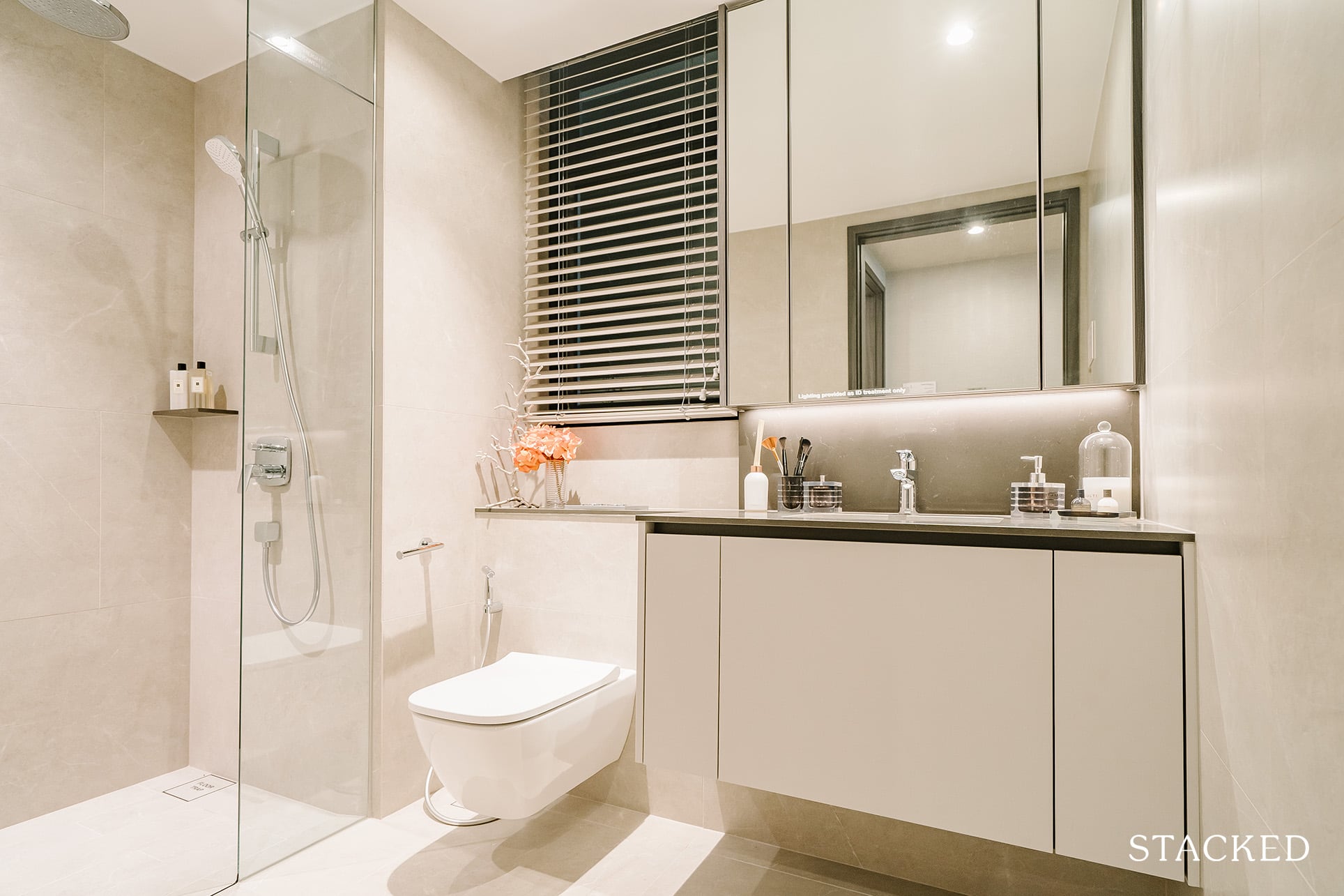 Sky Eden At Bedok 3 bedroom premium master en suite bathroom