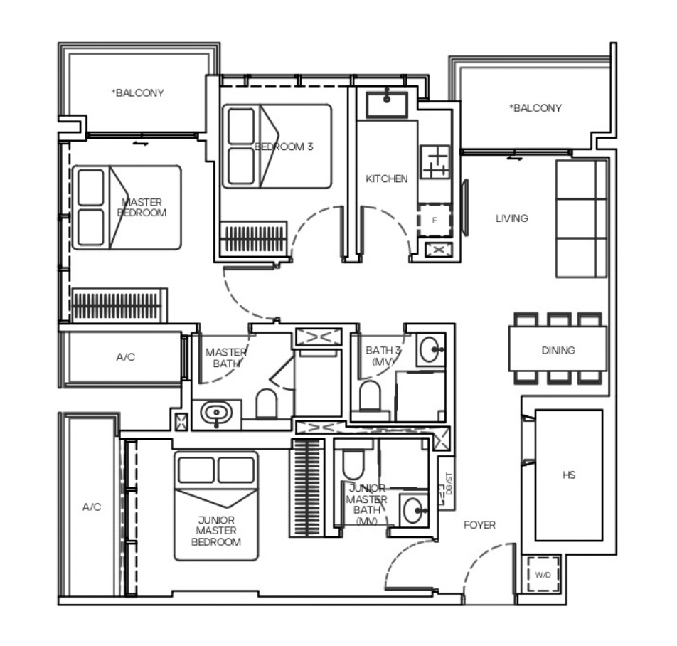 mori 3 bedroom