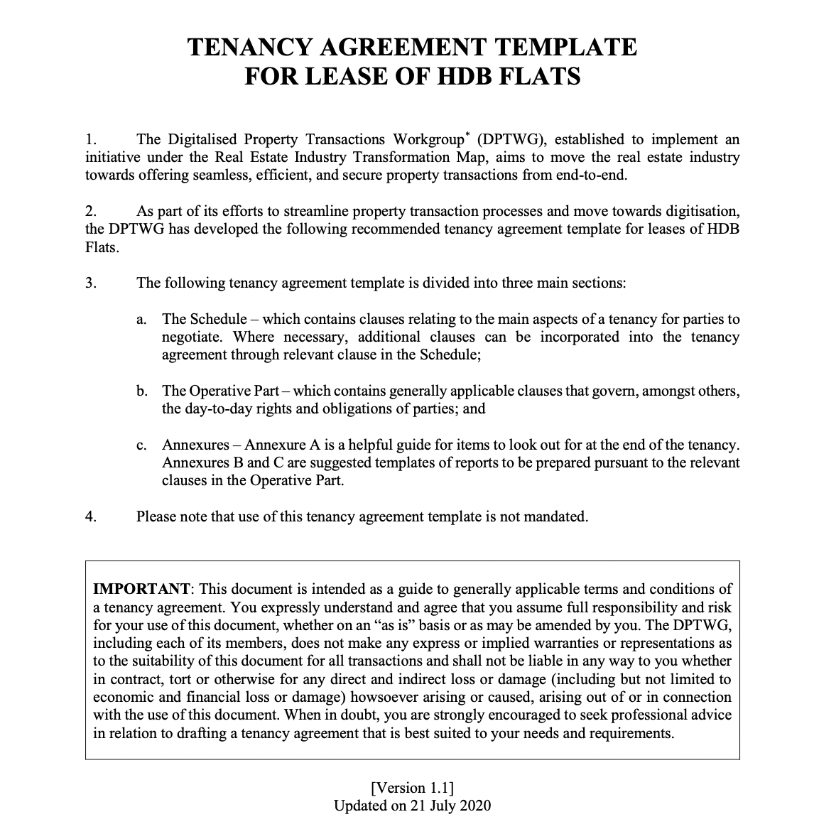 tenancy agreement hdb
