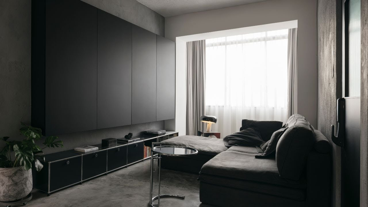 Inside A Bauhaus Inspired Black White Walkup Apartment In The East