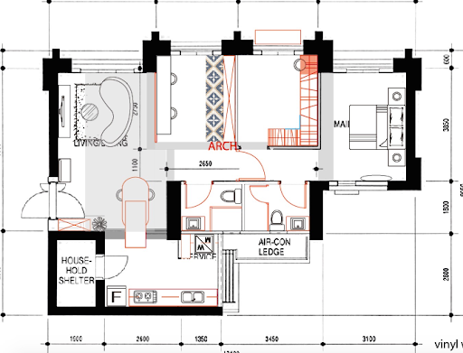 new hdb floorplan