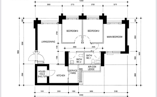 hdb floorplan