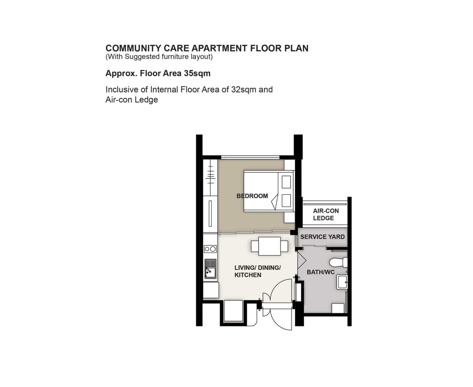 Queensway Canopy Community Care Apartment Layout