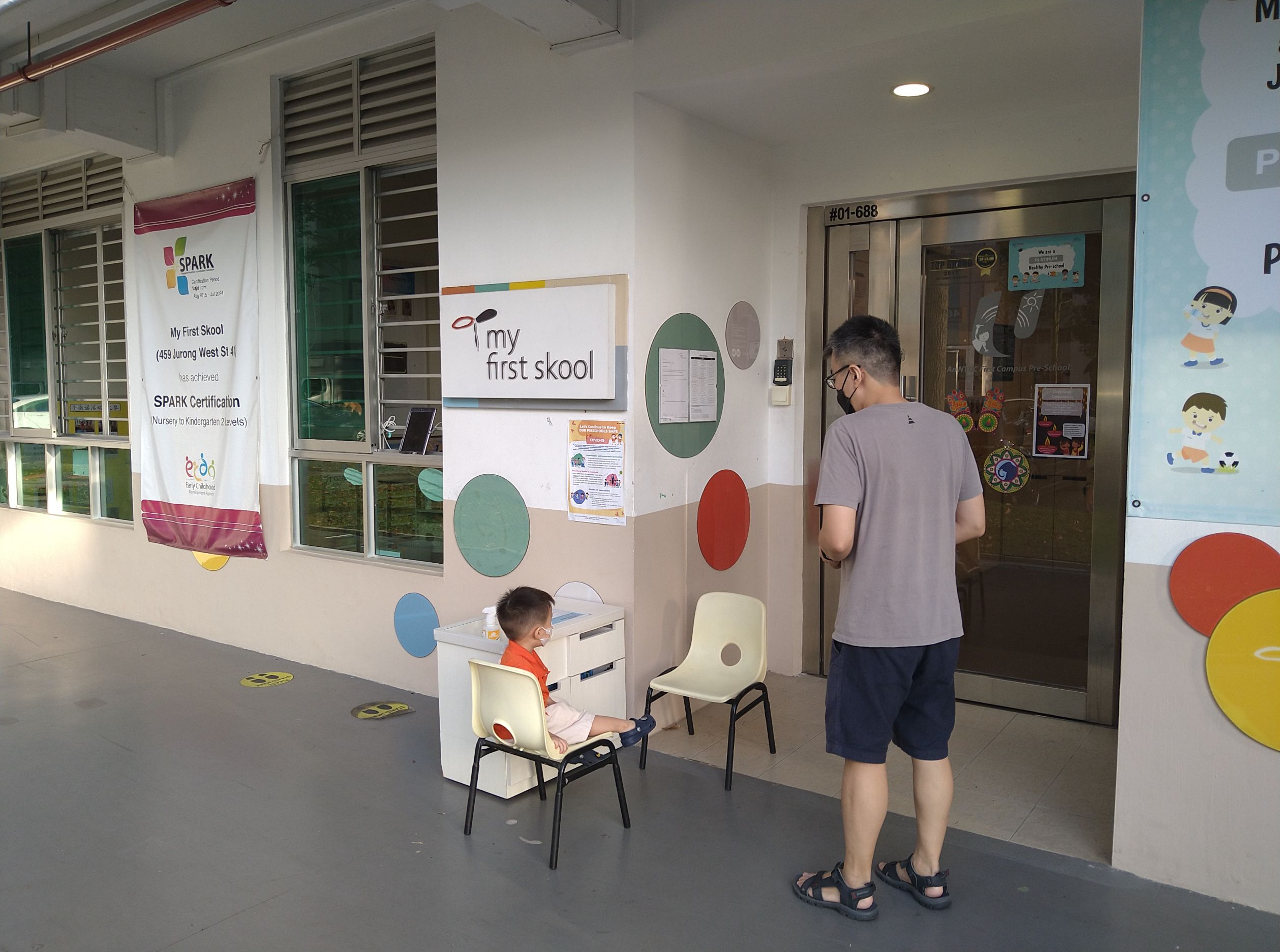 The nearby preschool is small and cozy one class per level and everyone knows everyone 2