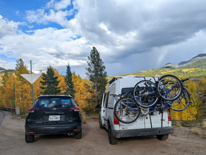 Our Van and Our Rental Car