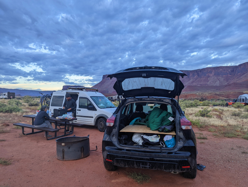 Our Car Camping Situation