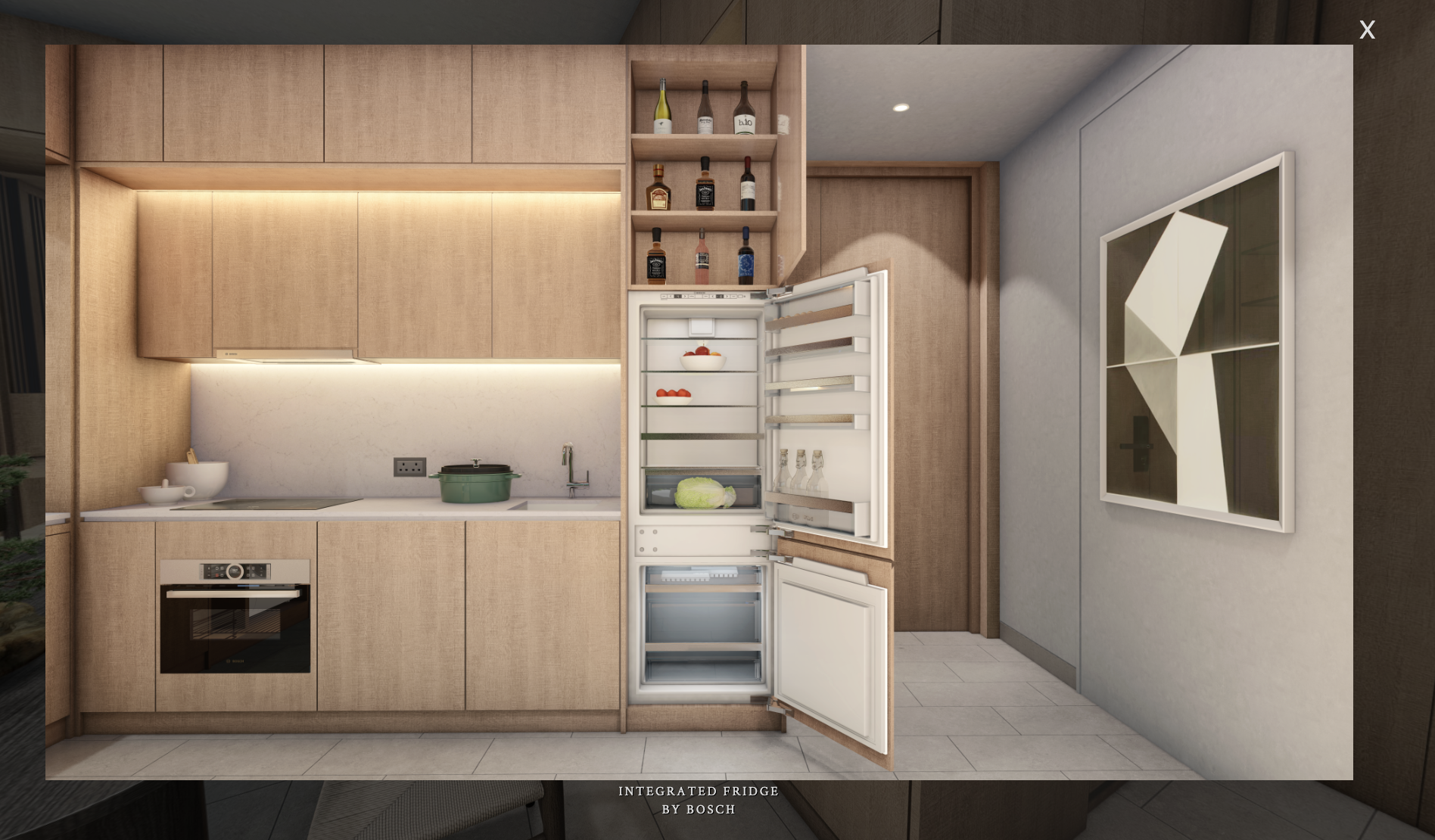 Ikigai 2 Bedroom Study Type B1 Integrated Fridge