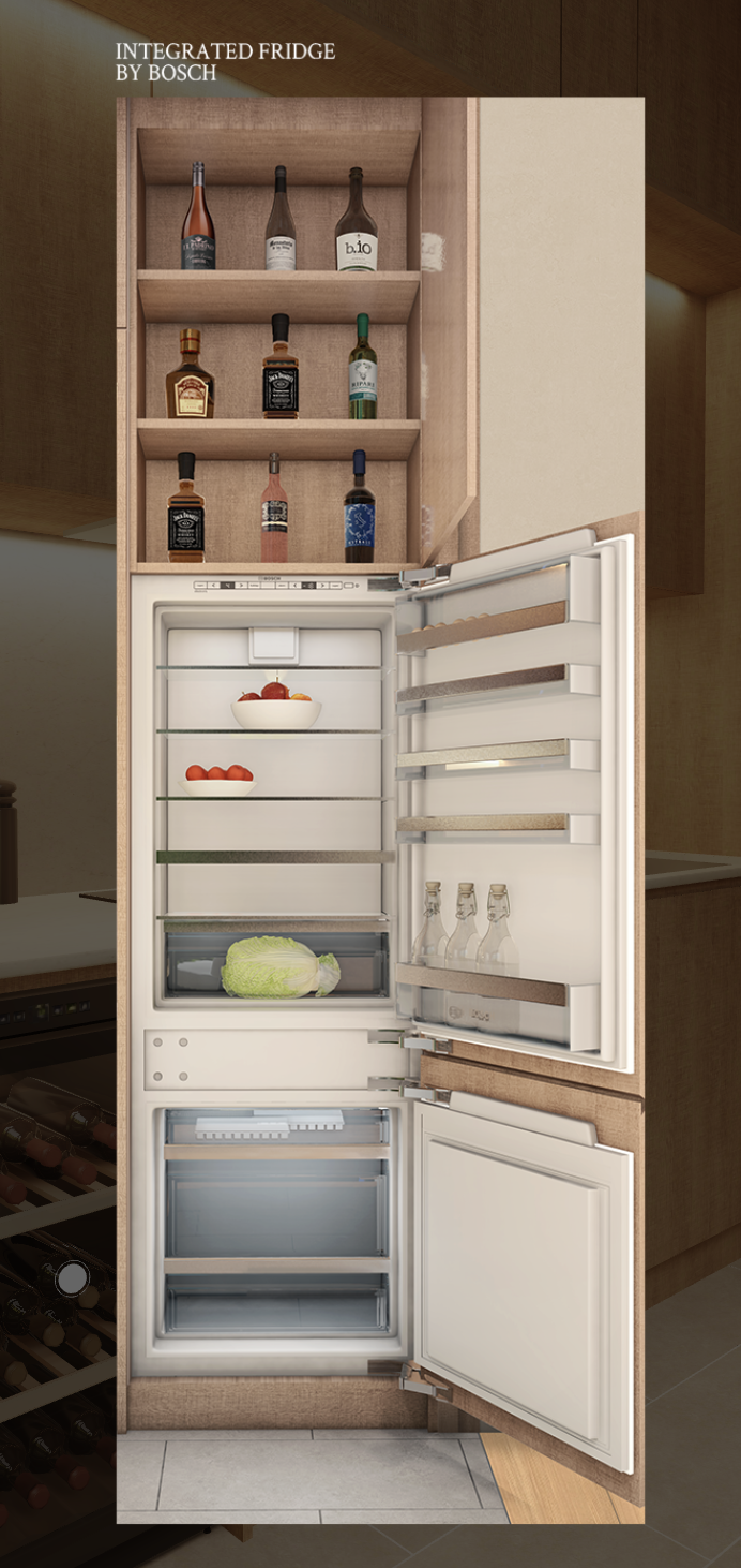 Ikigai 3 Bedroom PenthouseType C2 Integrated Fridge