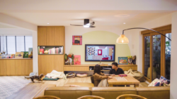 Inside An Inventive HDB Home With Clever Carpentry Details And A Cosy Balcony Setup