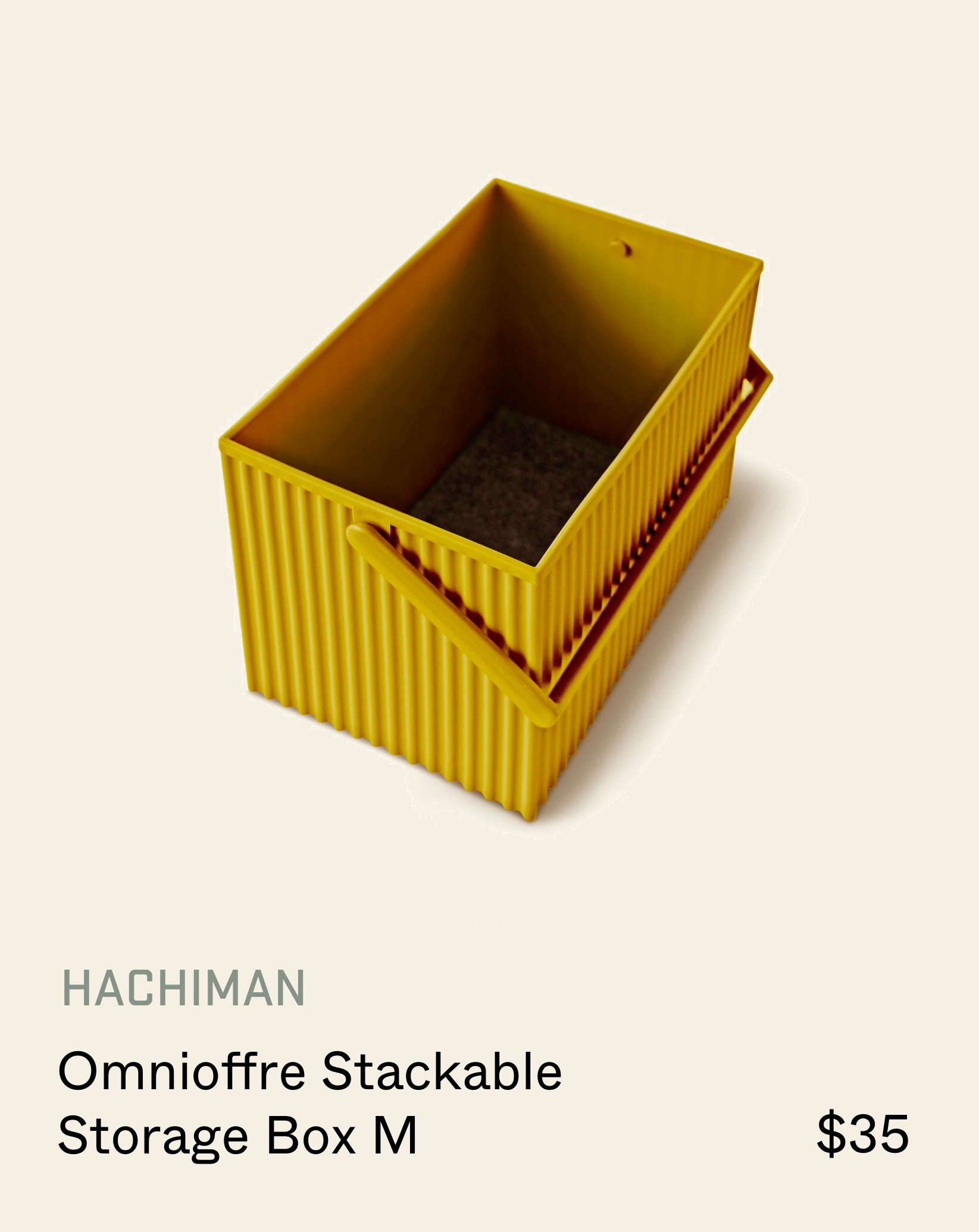 Stacked Store Hachiman Omnioffre Stackable Storage Box M