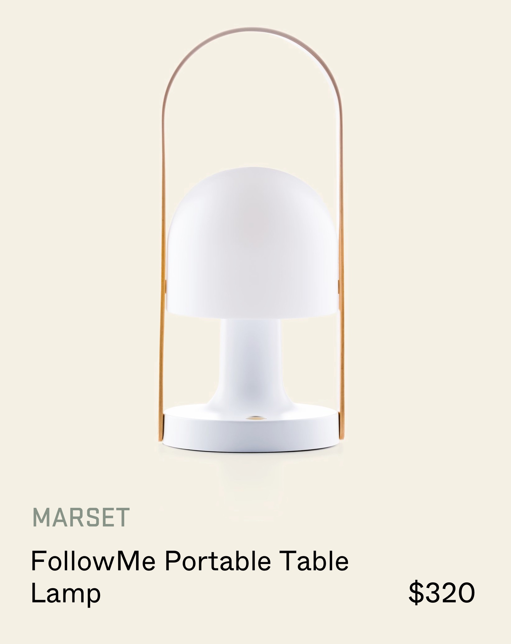 Stacked Store Marset FollowMe Portable Table Lamp