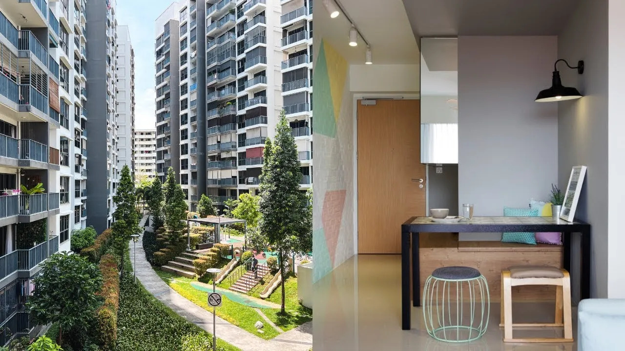 Touring A Colourful 4 Room Home With 2 Balconies At Belvia DBSS