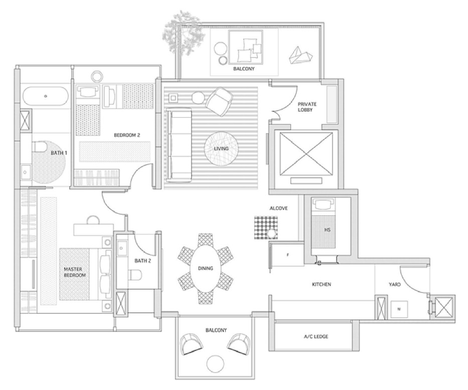 Helios Residences 2 bedroom