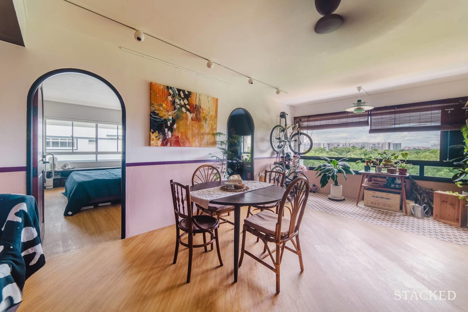 Tour A 1,345 Sqft HDB Home Transformation: How A Couple Created A Eclectic Home Full Of Personality
