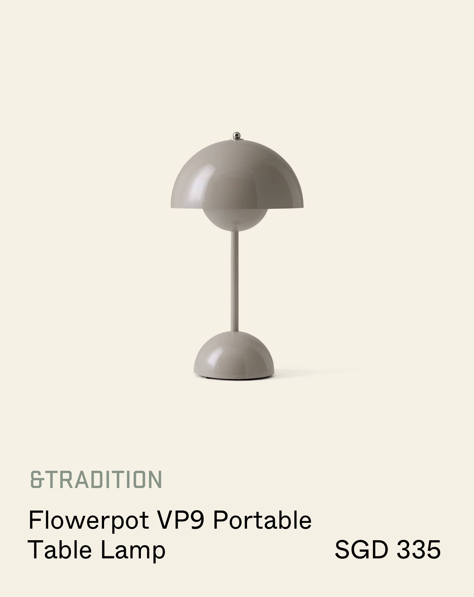 Stacked Store Flowerpot VP9 Portable Table Lamp
