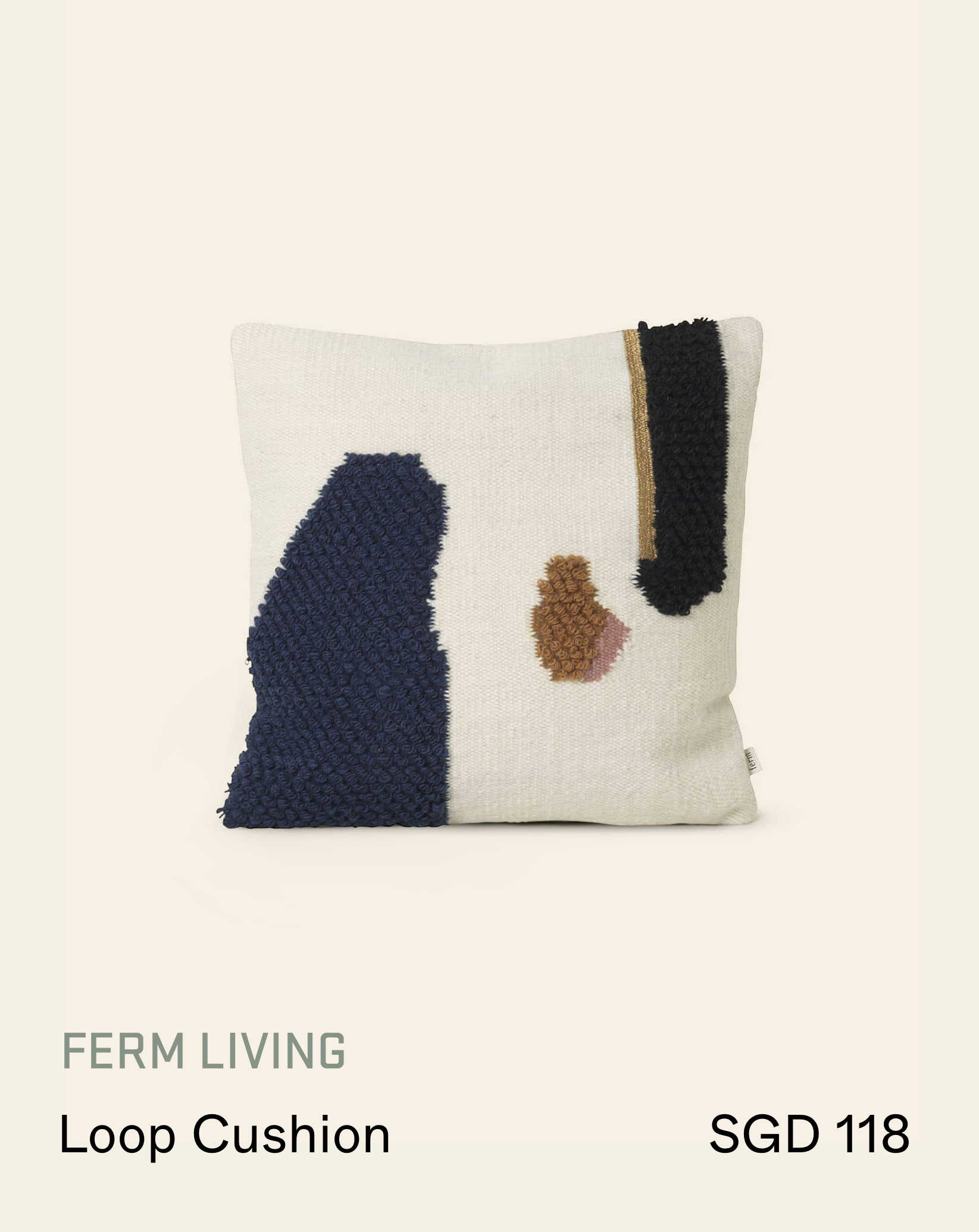 Stacked Store Ferm Living Loop Cushion
