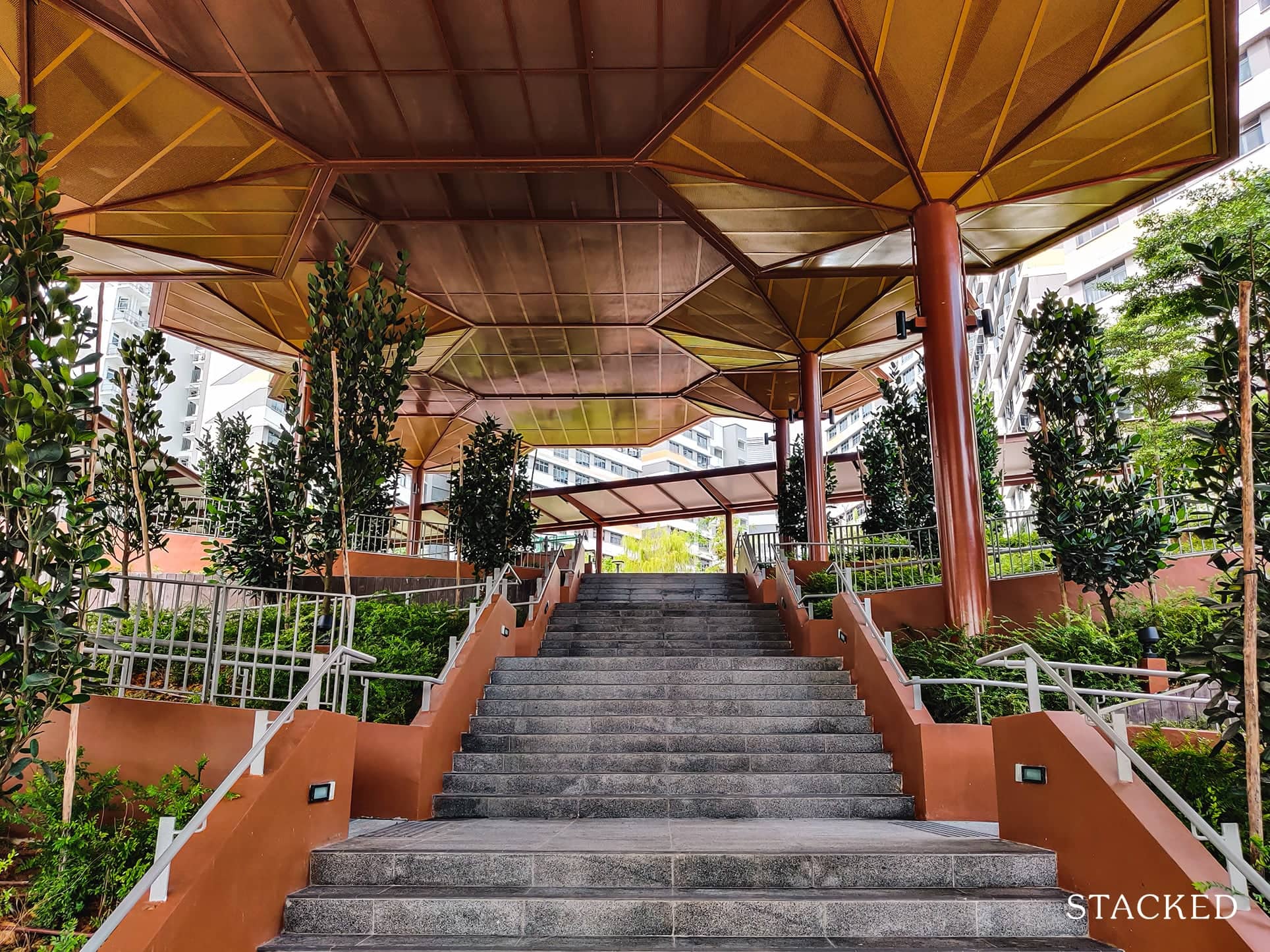 Tampines GreenVerge sheltered stairs 