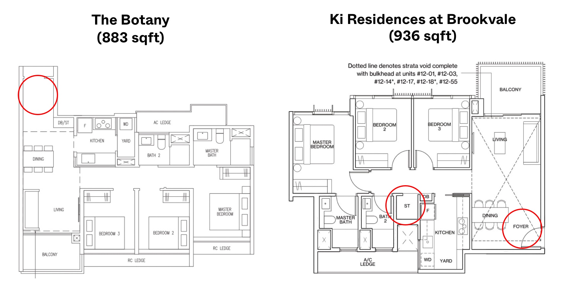 The Botany vs Ki Residences at Brookvale floor plan
