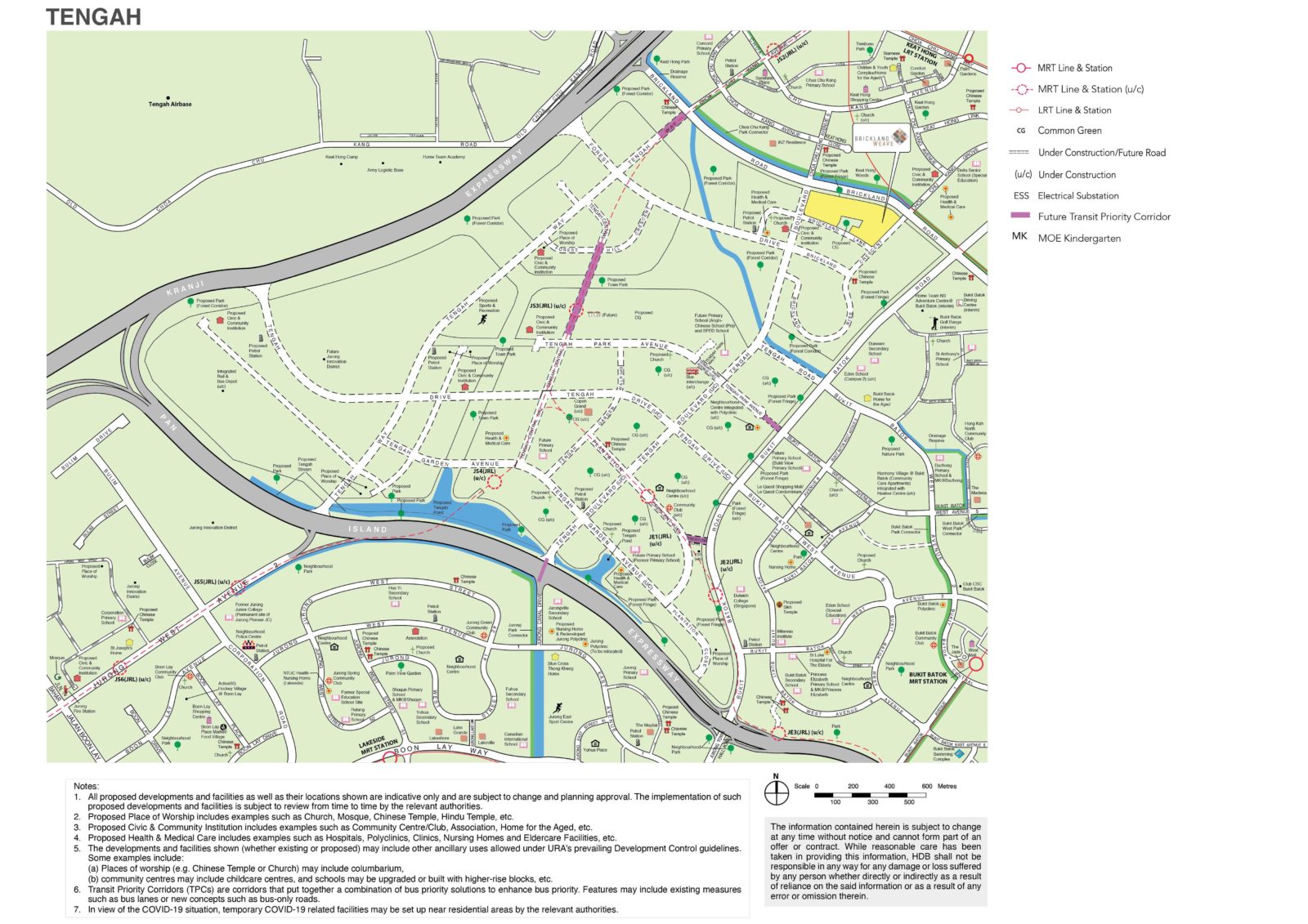 Brickland Weave Location Plan