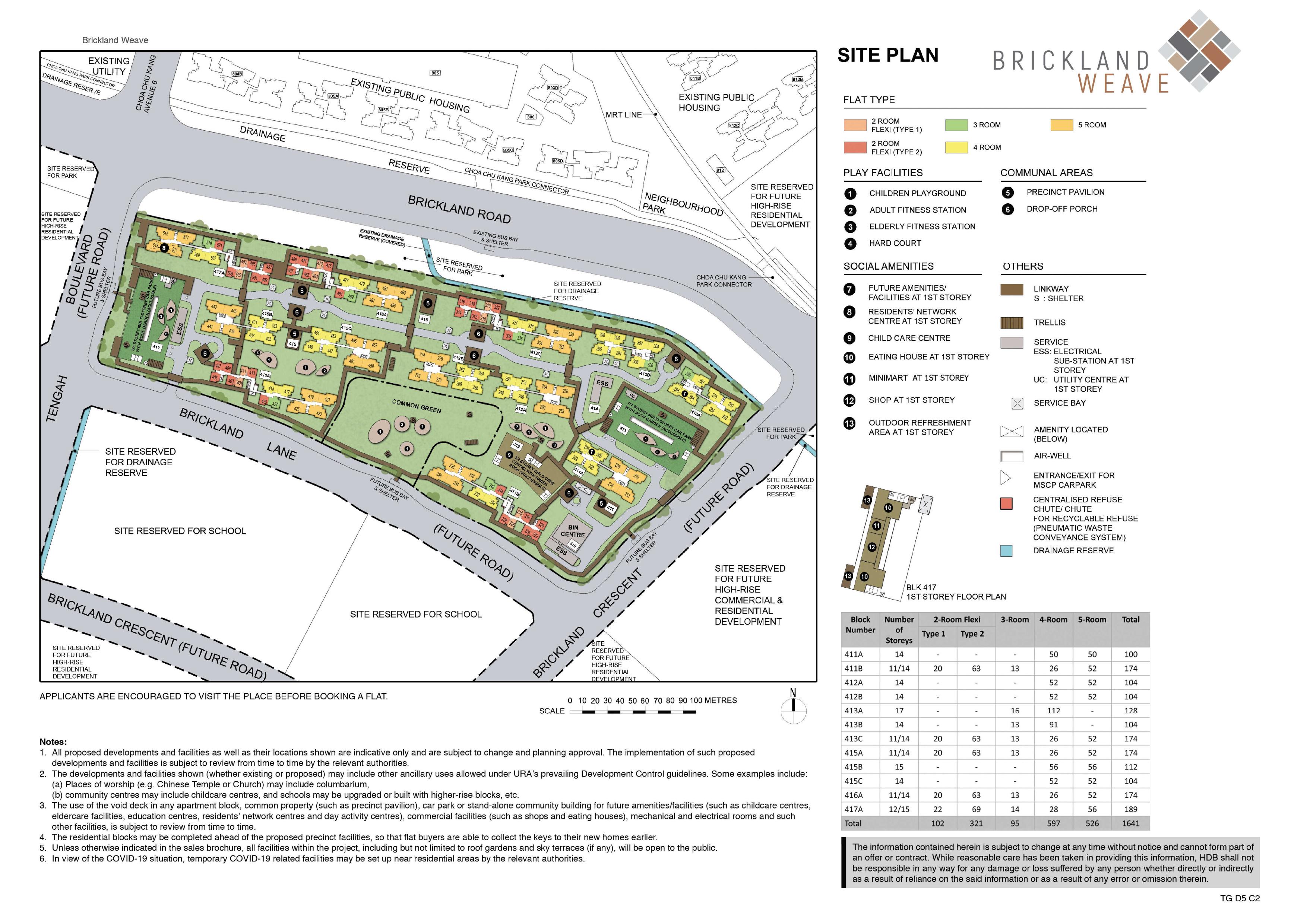 Brickland Weave Site Plan