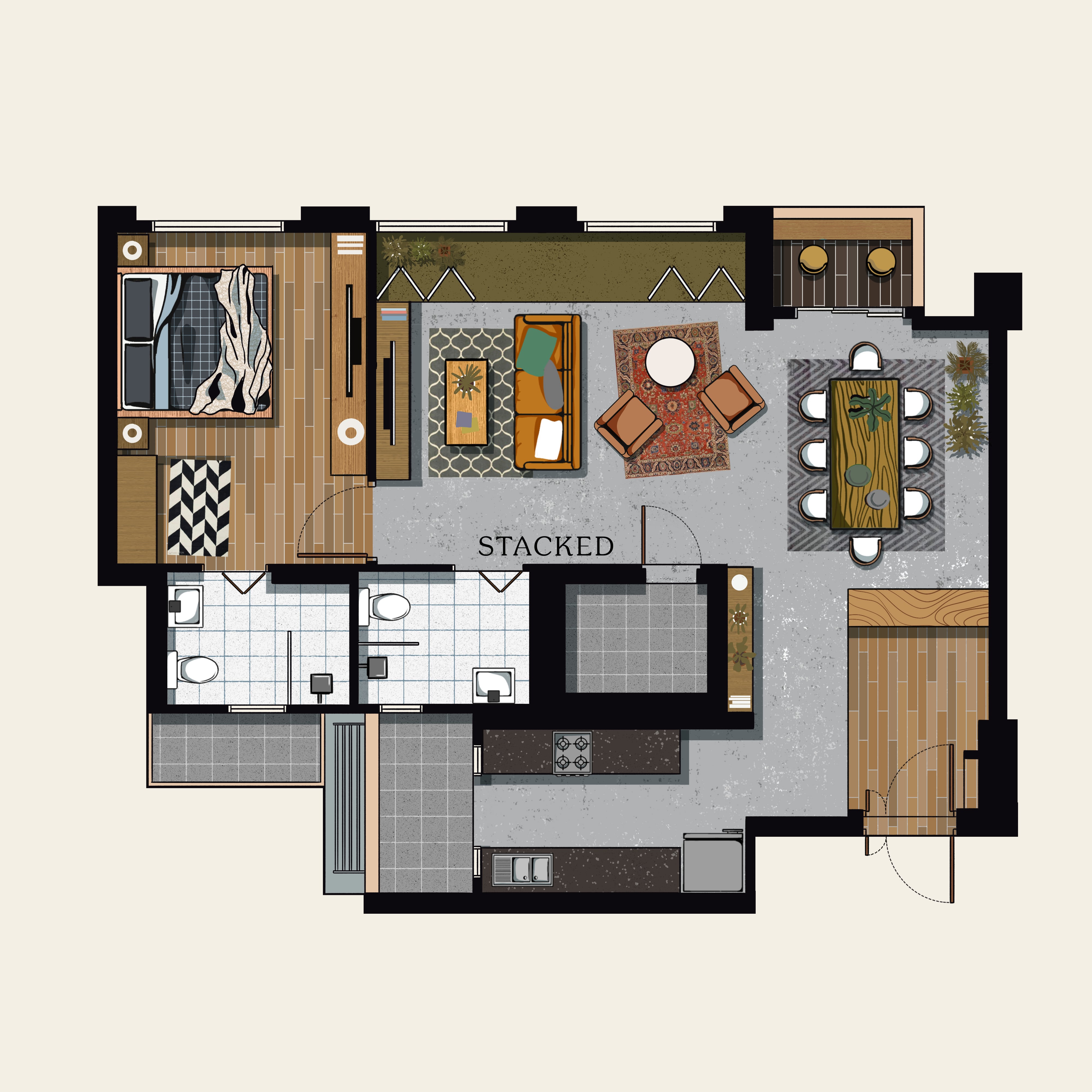 4 Room Hdb Layout Ideas For Couples