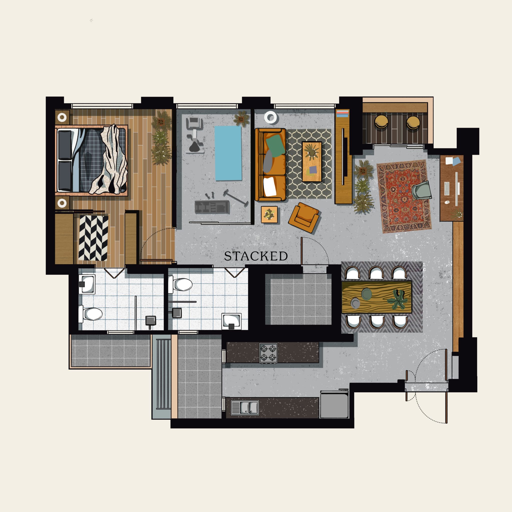 6 Interesting 4-Room HDB Layout Ideas For DINK Couples