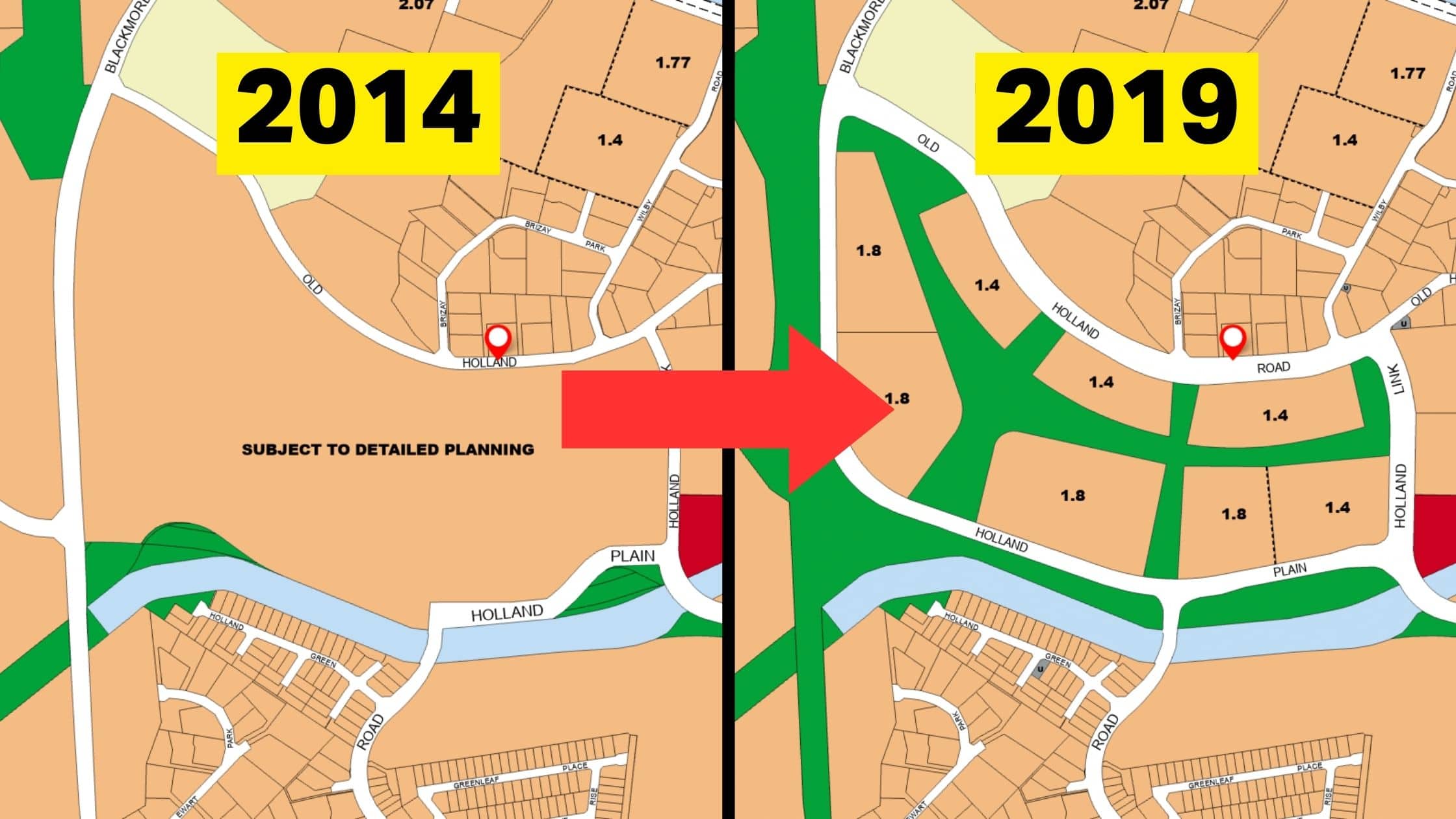 URA Master Plan Changes